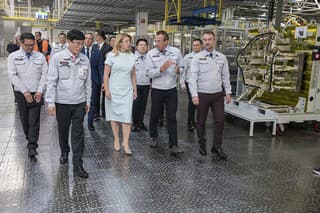 Prezidentka v Kia Motors