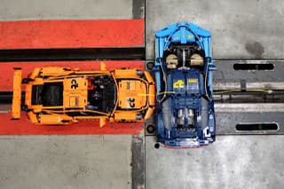 LEGO c't crash Porsche