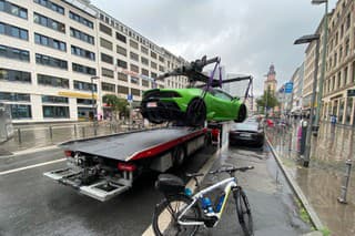 Lambo na odťahovke