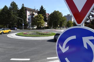 Kruhový objazd Poprad