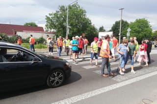 Protest vo Zvolene