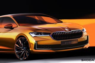 Škoda Superb IV. skice
