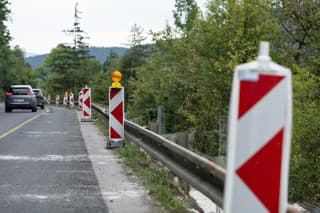 Vážska cyklocesta počas výstavby