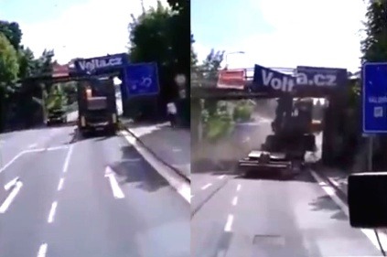 Kamión vs most