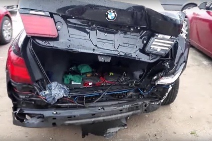 BMW 750 Li,oprava,Rusko,