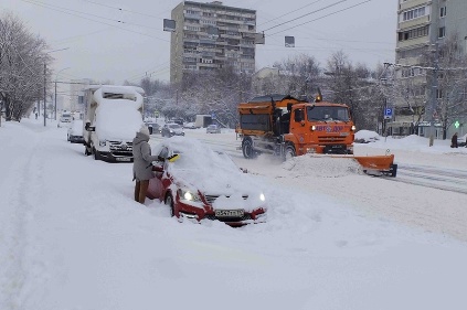 Sneženie v Moskve