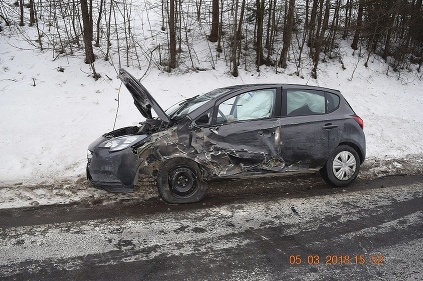 Nehoda Kežmarok Opel Corsa