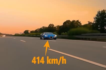 414 km/h na diaľnici