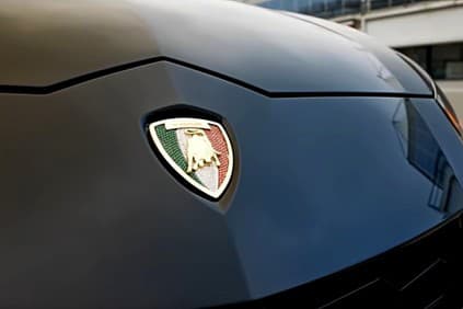 Logo Lamborghini z diamantov