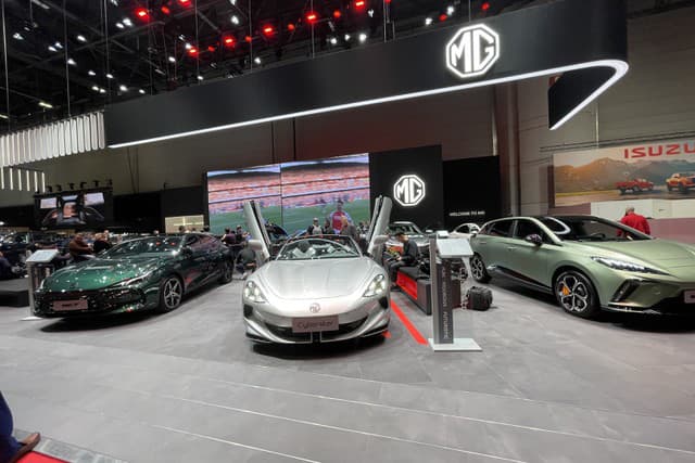 MG na autosalóne v