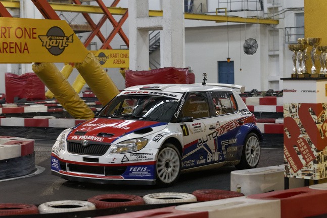 Fabia na motokárovej dráhe v podaní Grezegorza Grzyba.