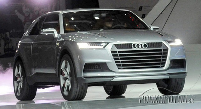 Audi Crosslane Coupé concept 2012 predznamenáva model Q2