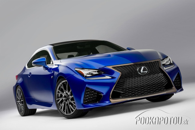 Model Lexus RC F je jedným z mnohých tohtoročných premiér na detroitskom autosalóne.