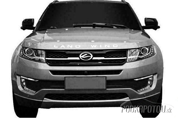 Landwind X7 je plagiátom modelu Land Rover Evoque