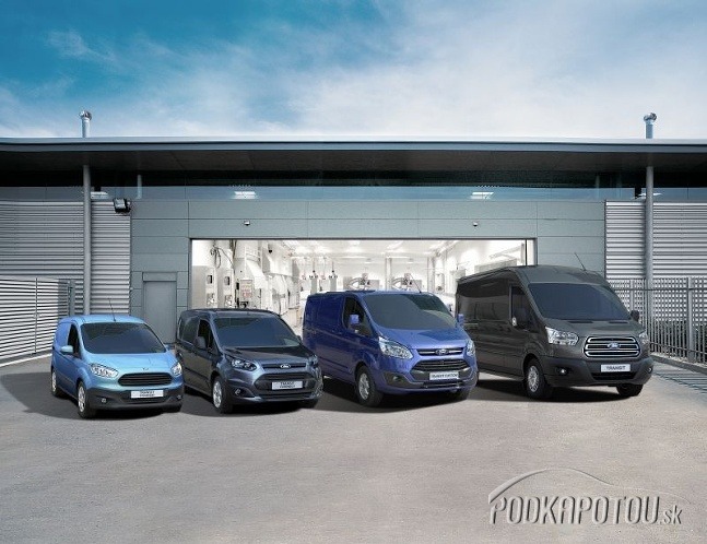 Štyri modely - celá rodina Ford Transit