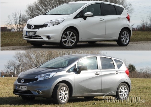 Nissan Note 1,2l Acenta a 1,5dCi Tekna