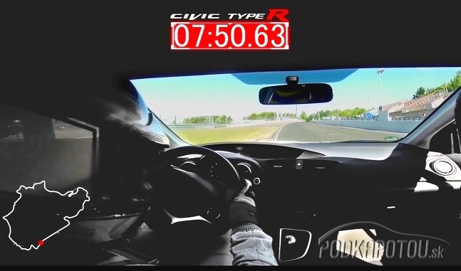 Rekord Honda Civic Type R 2015