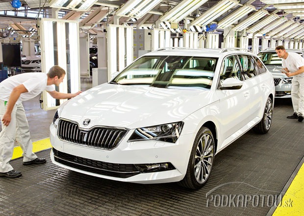 Škoda Superb Combi - začiatok výroby
