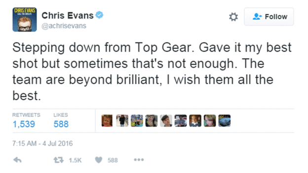 Top Gear bez Evansa