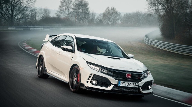Honda Civic Type R na Nurburgringu Apríl 2017