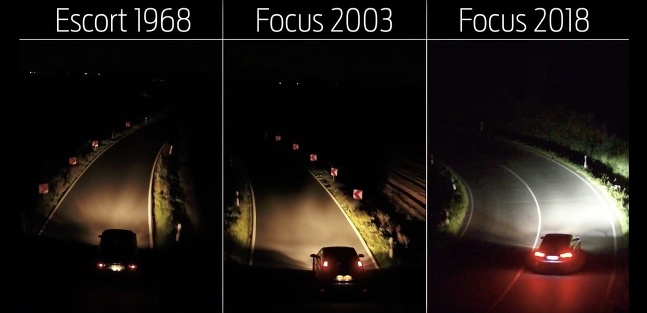 Ford Focus inteligentné osvetlenie