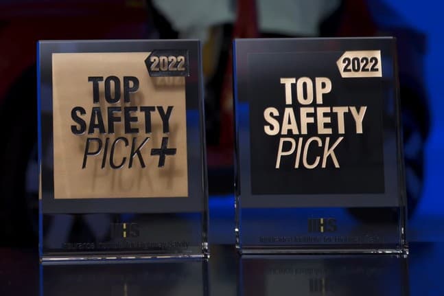 Top Safety Pick a Top Safety Pick+ od IIHS