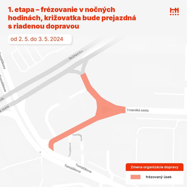 Rekonštrukcia Trnavskej cesty a cesty na Rusovce
