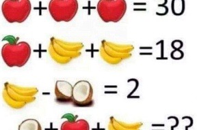 Dokážete spočítať ovocia? Nie