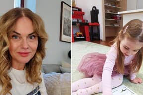 Monika Beňová s dcérou