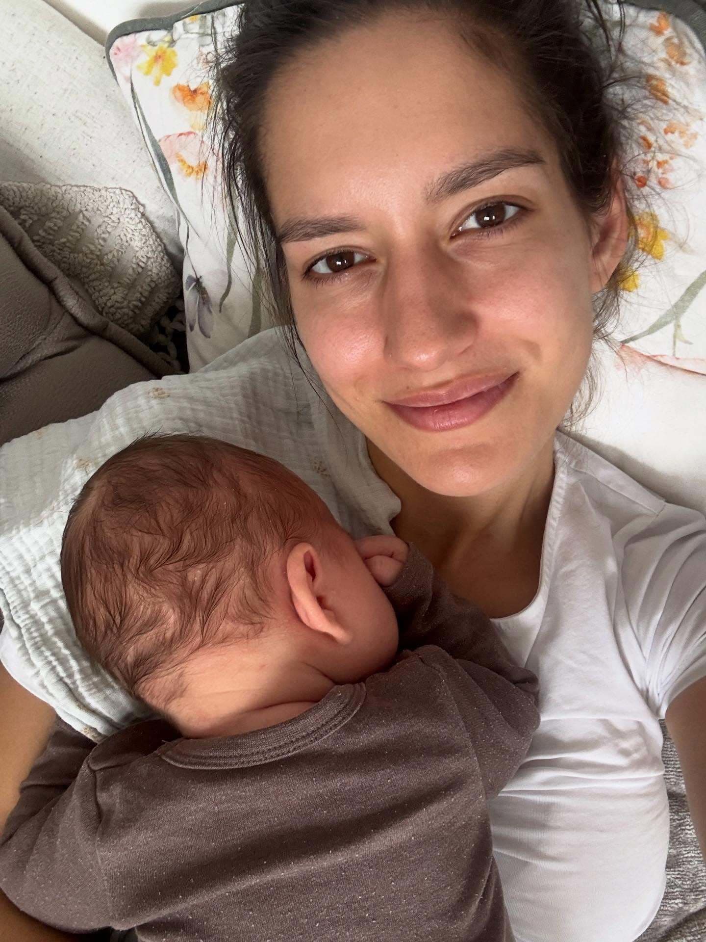 The actress imagined motherhood