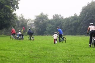 Rodinné výlety na bicykloch