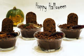 Halloweensky puding priamo zo