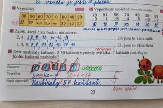 Druhák vypočítal príklad správne,