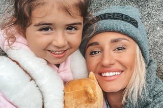 Tatiana Žideková s dcérkou