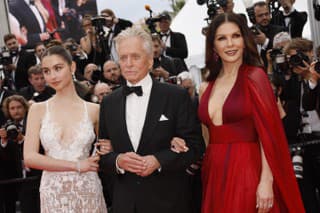 Michael Douglas s manželkou