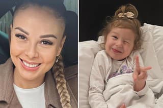 Monika Bagárová a dcérka