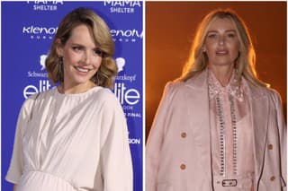 Topmodelka Peštová v spoločnosti
