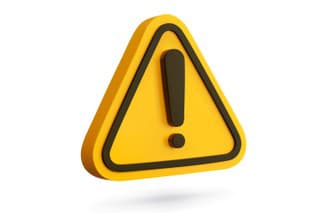 3d alert sign, caution