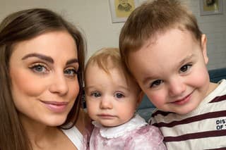 Dominka Stará so synom