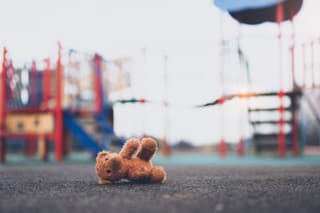 Lost teddy bear toy