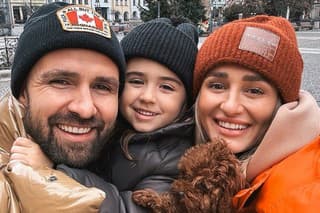 Tatiana Žideková s rodinou