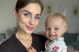 Dominika Jurena s dcérkou