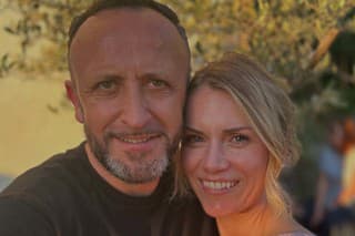 Ondrej Kandráč s manželkou