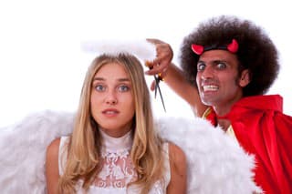 ugly devil and beautiful