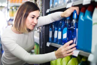 Young woman choosing best