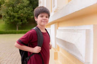 boy ready to back
