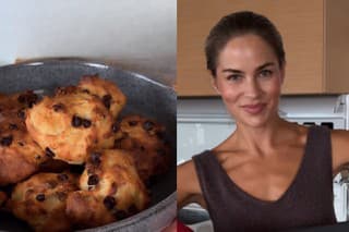 Banánovo-čokoládové scones od Ivany