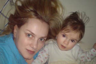 Monika Hilmerová s dcérou