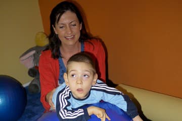 Daniela Maťuchová so synom Daniela Maťuchová so synom