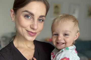 Dominika Jurena s dcérkou Dominika Jurena s dcérkou